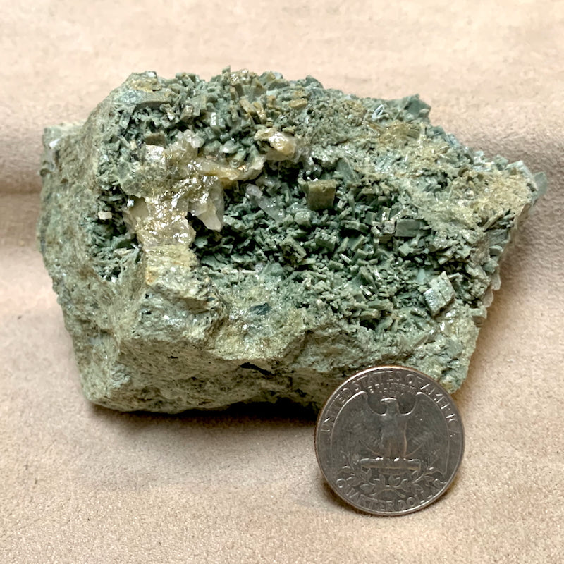 "Uralite" Actinolite after Diopside (Colorado)