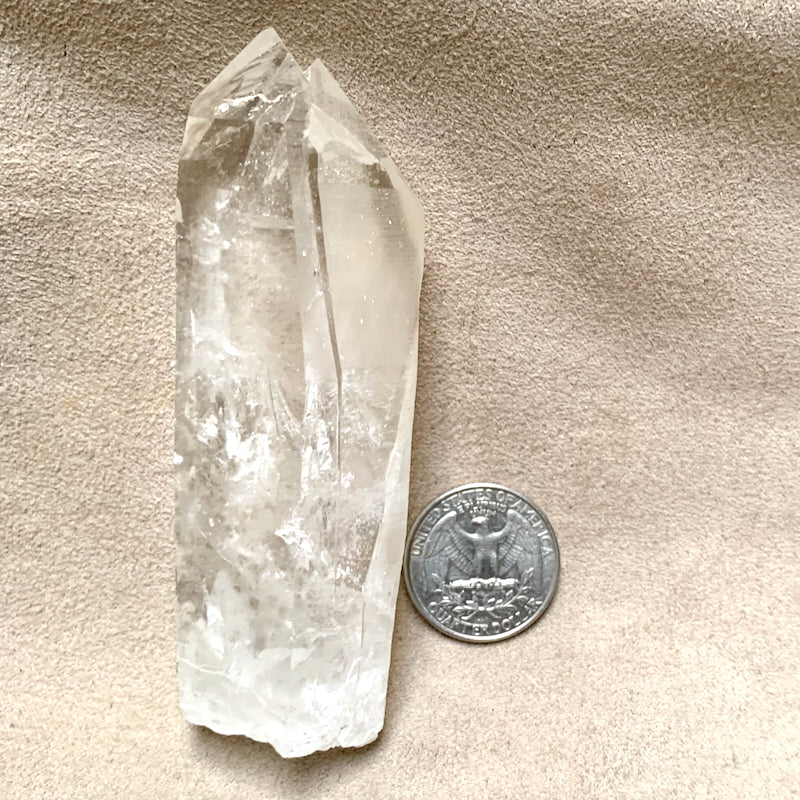 Quartz Twin Crystal,  Lemurian, (Brazil)