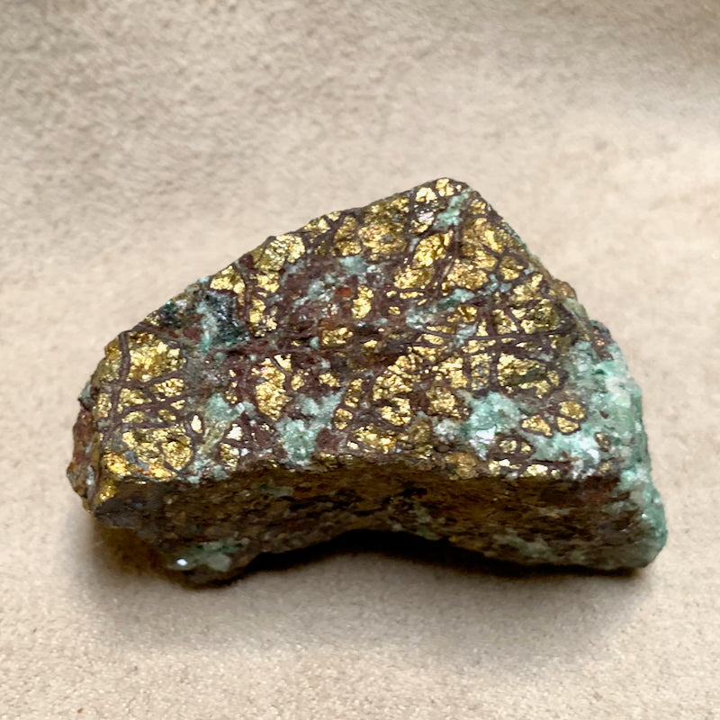 Chalcopyrite and Malachite (Morocco)