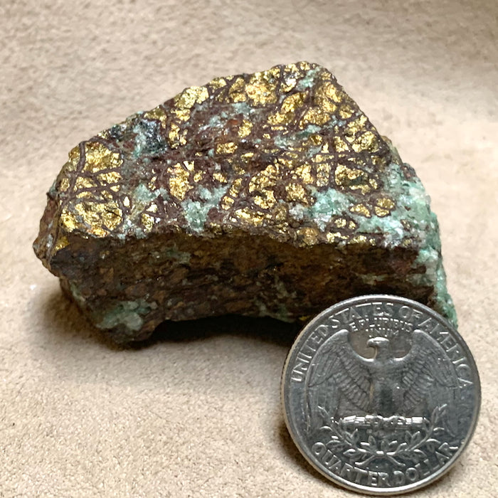 Chalcopyrite and Malachite (Morocco)