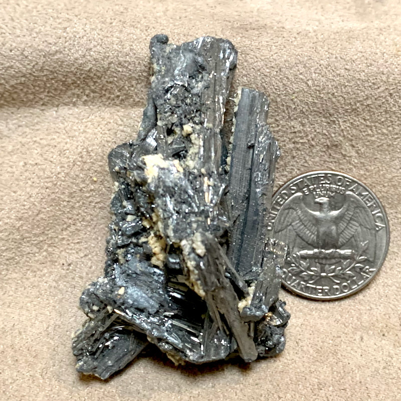 Stibnite Crystal Cluster (China)