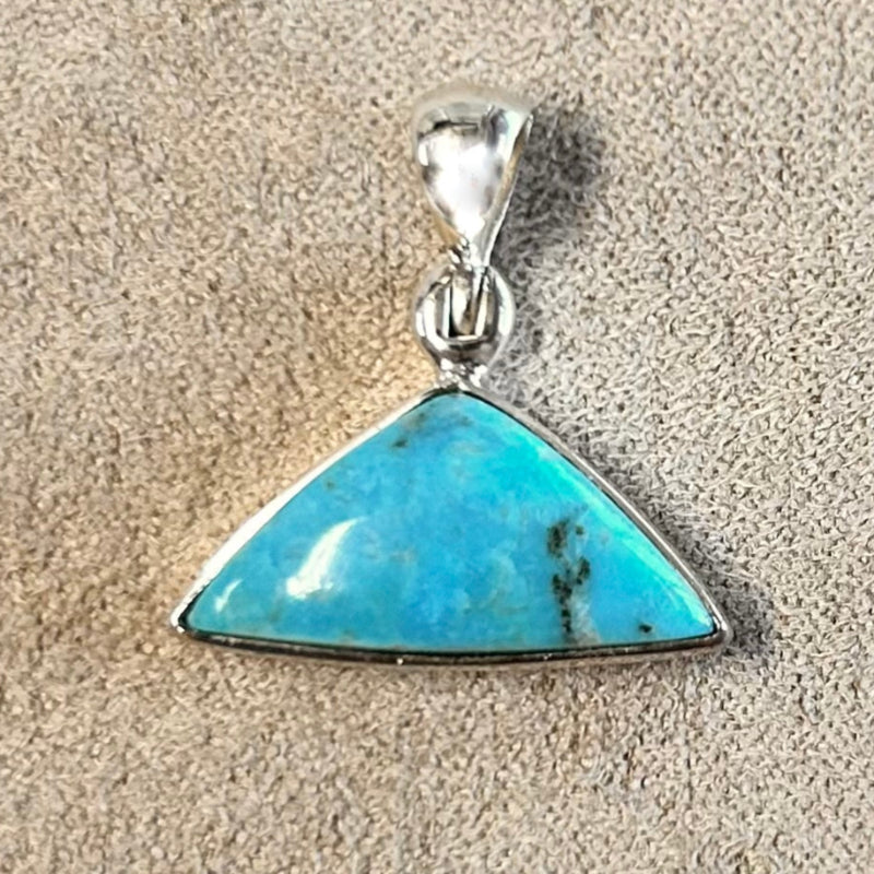 Turquoise and Sterling Silver Pendant