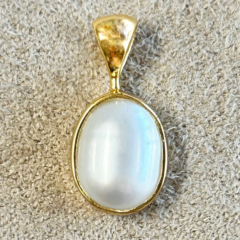 Pearl and Gold Vermeil Pendant