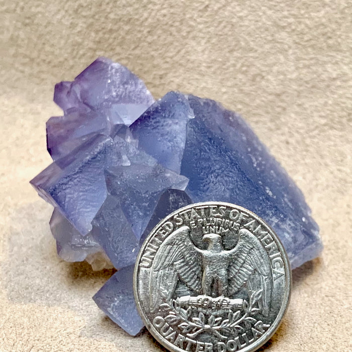 Fluorite with Quartz (Blanchard Mine, Socorro County, New Mexico)