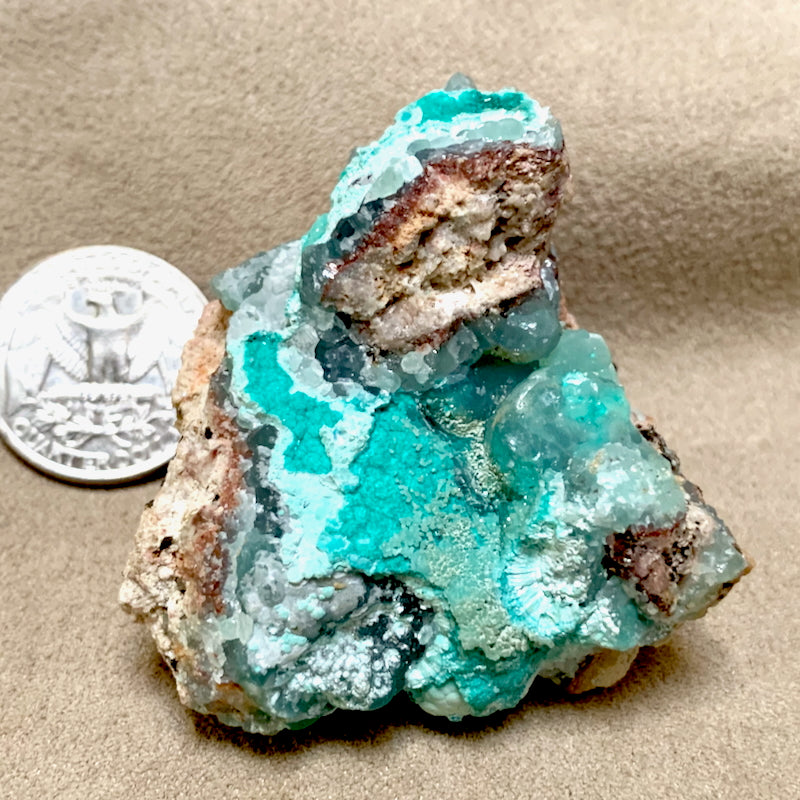 Smithsonite with Aurichalcite (Kelly Mine, Socorro Co., New Mexico)