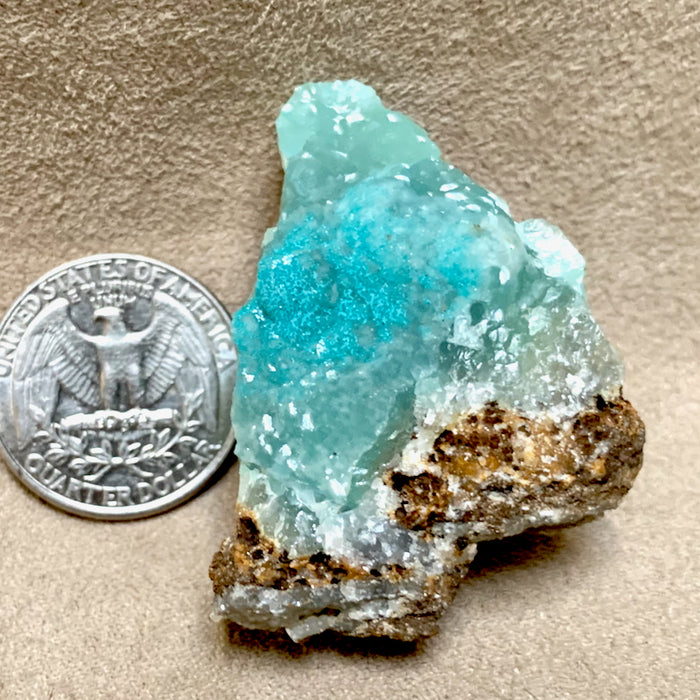 Smithsonite with Aurichalcite (Kelly Mine, Socorro Co., New Mexico)