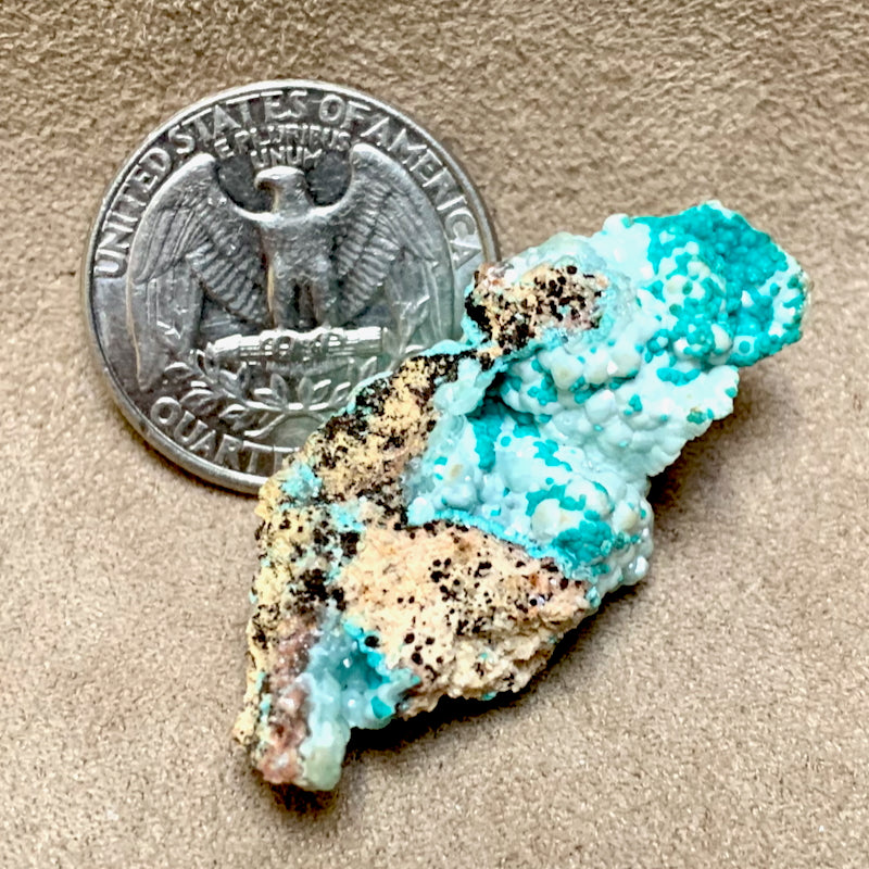 Smithsonite with Aurichalcite (Kelly Mine, Socorro Co., New Mexico)