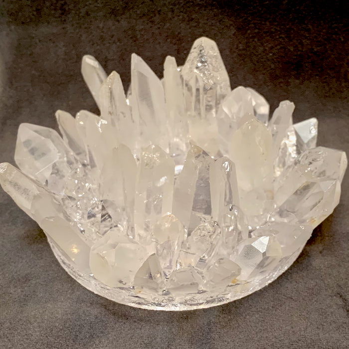 Quartz (Lemurian) Candleholder