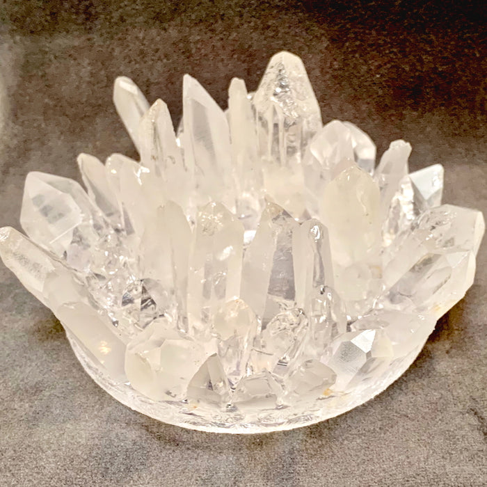 Quartz (Lemurian) Candleholder