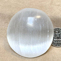 Selenite Palmstone