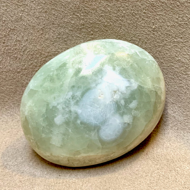 Calcite (Green) "Happy" Stone