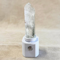 Night Light with Chlorite Quartz Crystal