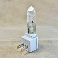 Night Light with Chlorite Quartz Crystal