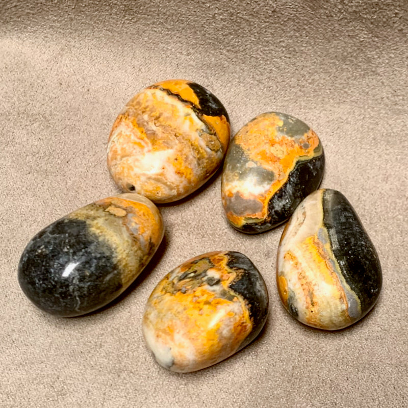 Jasper (Bumble Bee) Polished Pebble