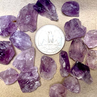 Amethyst Crystal Tips (set of 4)