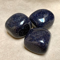 Goldstone (Blue) Pebble