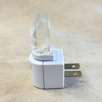 Night Light, White Phantom Quartz Crystal