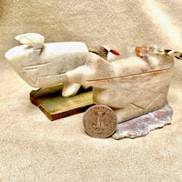 Bear and Buffalo Carvings Set (Taos, New Mexico)