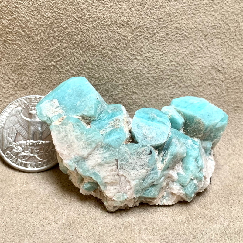 Amazonite Crystal (Teller County, Colorado)