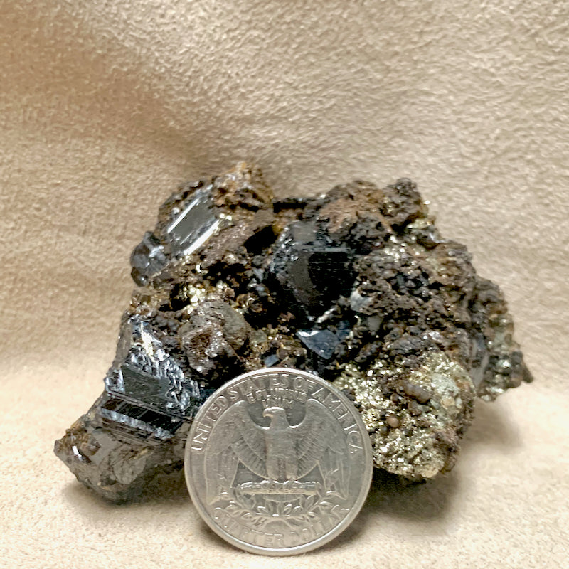 Sphalerite, Goethite & Pyrite (Mexico)