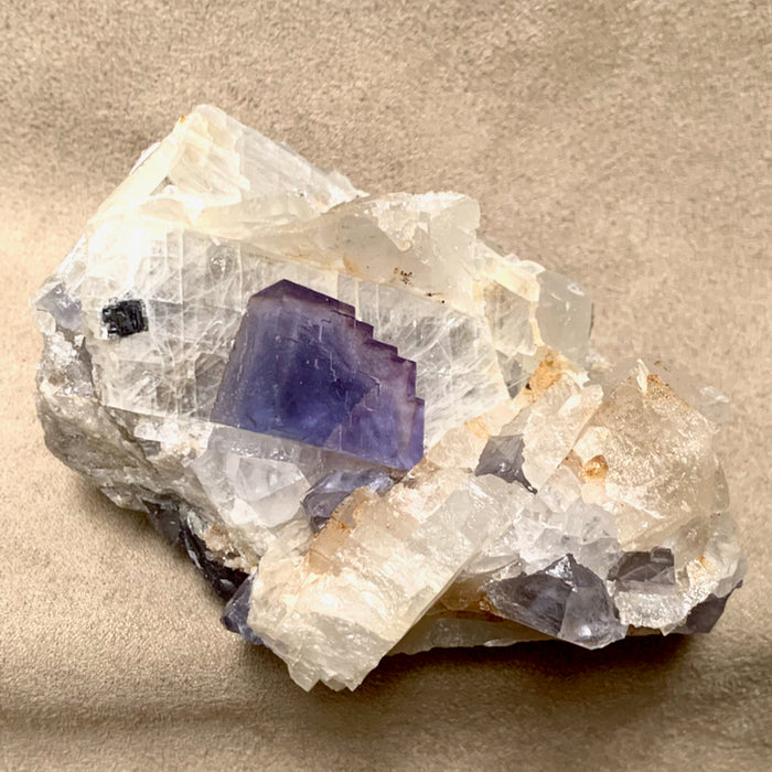 Fluorite with Quartz, Barite, Galena (Socorro County, New Mexico)