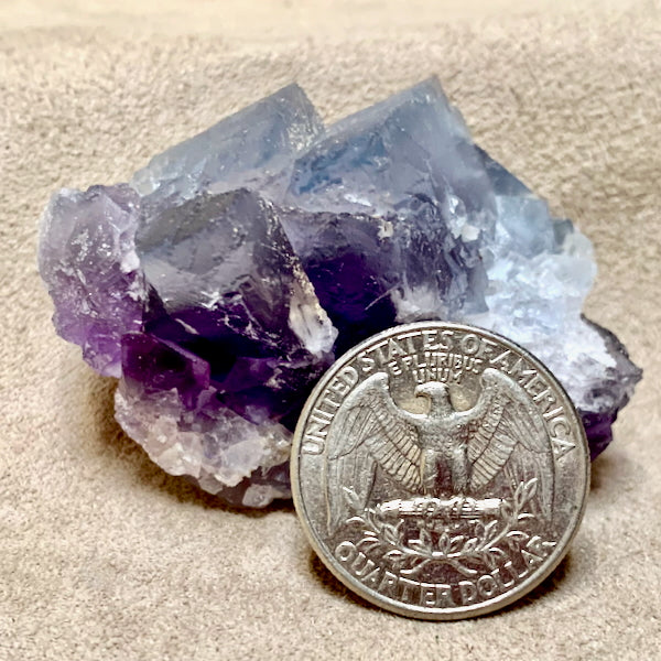 Fluorite and Barite (Fish Stick, Blanchard Mine, Socorro Co., New Mexico)