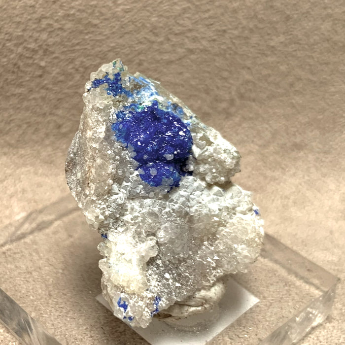 Linarite, Quartz & Brochantite (Socorro County, New Mexico)