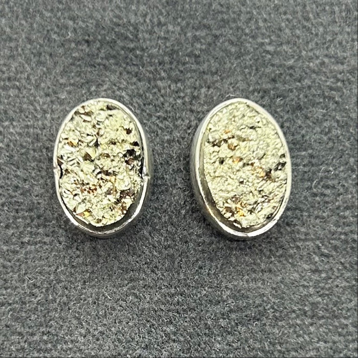 Pyrite Rough Post Earrings