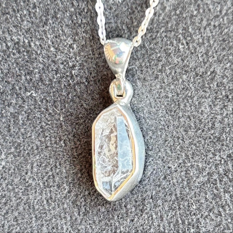 Herkimer "Diamond" (Quartz) Pendant & Chain