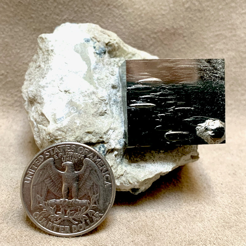 Pyrite Crystal in Matrix (Spain)