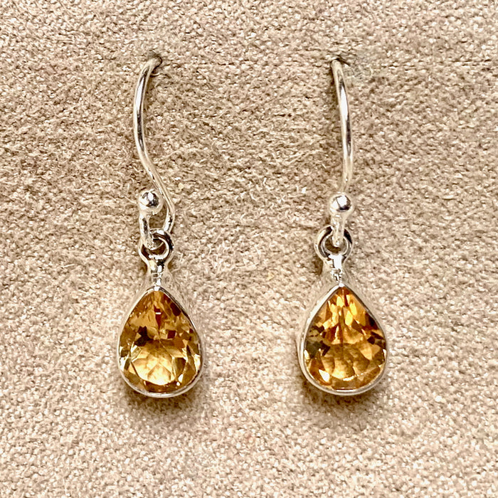 Citrine Faceted Earrings