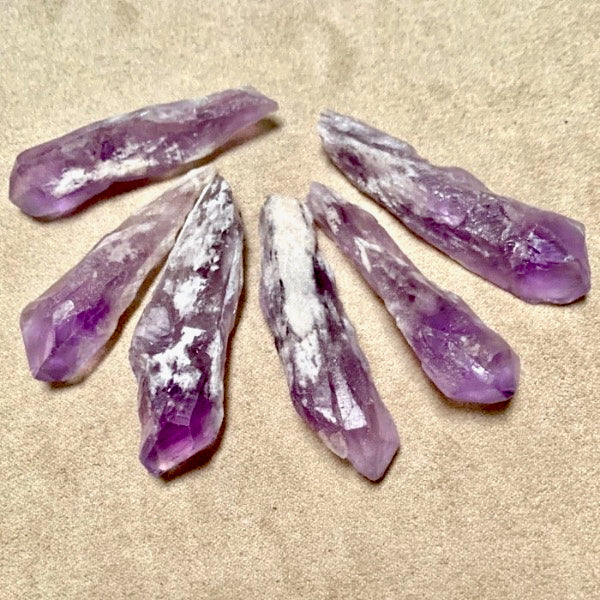 Amethyst Crystal "Dragon Teeth" (Bahia, Brazil) (Inner strength, intuition, spirituality)